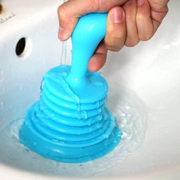 ATETO Multipurpose Flexible Sink Blockage Cleaning Remover Tool | Drain Dredge Tool | Bathroom Accessories | Overflow Unblocked Cleaner Remover (Set of 1) image 4