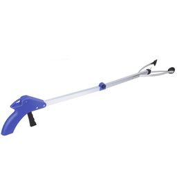 EVTSCAN Garbage Picker Folding Trash Grabber for Garden Leaves Waste Pick Up(Blue) image 2