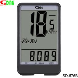 Sunding 17 Function Rainproof, Back Light, Multi Function Bicycle Odometer Speedometer (576-B) image 2