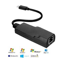 swiztek Type C to RJ45 Ethernet LAN Adapter, Up to 1000 Mbps, for Windows/Mac/Linux image 2