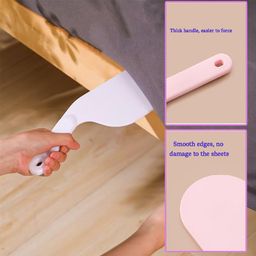 gozaqe Bedsheet Setter Tool PVC Bedsheet Tucker Convenient and Practical Bed Linen Finishing Tool Durable and Efficient(Pack of 2) image 4