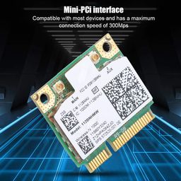 ASHATA Network Card, Mini PCI-E 300Mbps Network Card For Intel Link1000 N1000 112BNHMW, Card For T420S/X220/T520, Multicolor image 2