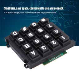 umiway MCU Board Array Switch Tactile Keypad, Convenient Big Keypad for MCU Small Size Durable with Four Mounting Holes for Industry image 4