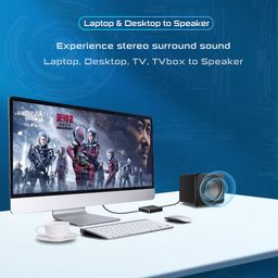 USB to Optical Spdif Toslink & 3.5mm Audio Adapter Converter, Support USB-A & USB-C Type-C Port, for PS5 PS4 NS Laptop Phone to Sound bar Speakers image 5
