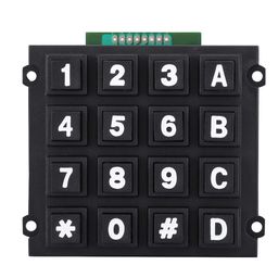 ELBME® MCU Board Switch Tactile Keypad, Convenient Small Size Durable Big Keypad for MCU with Four Mounting Holes for Worker for Industry' image 1