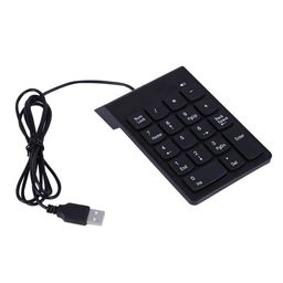 jingyig USB Numeric Keypad, Tonysa 18 Key Mini Number Keyboard for Laptop Desktop Computer PC - Black image 1