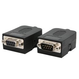 ironctic Terminal Connector, DB9 Terminal Connector, Waterproof 9Pins Serial Adapter, for Field Debugging Equipment Serial Communication image 3