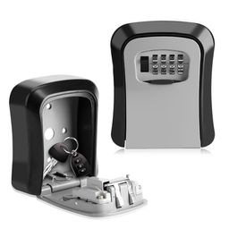 brajin Digital Combination Key Safe Box/Key Safe Lock Box Outdoor Storage Box with Code Combination Password Key Security Locker image 4