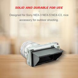 01 02 015 Camera Screen Protector, Camera Sunshade Scratch Resistant Dustproof for Digital Camera for Photography image 2
