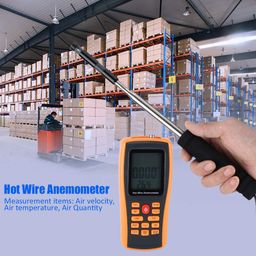 Salinr LCD Anemometer, Hot Wire Anemometer, Lcd Back Light Design, for Temperature Sensor Fishing Wire image 3
