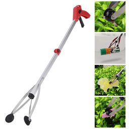 EVTSCAN Garbage Picker Folding Trash Grabber for Garden Leaves Waste Pick Up(red) image 5