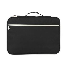 antilog A4 Document Bag, 5Colors A4 Document Bag File Folder Portfolio Organizer Computer Notebook Zippered Case(Black) image 2