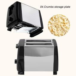 aufu Bread Cooking Machine, Durable Breakfast Cooking Machine, Convenient 6 Gears Temperature Control Practical for Bakery Home image 2