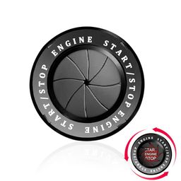 SEMAPHORE Car Engine Ignition Start Stop Switch Button Black Rotary Cover for Switch Protection and Decoration compatible with Kiya Seltos image 1