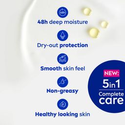 NIVEA Shea Smooth 400ml Body Lotion | 48 H Moisturization | With Deep Moisture Serum & Shea Butter | Non Greasy & Healthy Looking Skin image 4