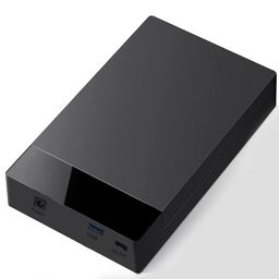 1Goal 2 in 1 USB 3.0/ 2.0 Sata 2.5"/ 3.5" Dual External Sata Hard Disk Case, External Hard Drive Enclosure Case image 1
