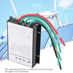 jadpes Wind Generator Controller, 12V/24V 300W/600W Waterproof Wind Turbine Generator Charge Controller Regulator Waterproof Wind Turbine Controller image 3