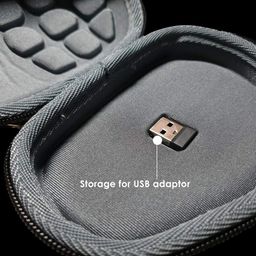 m.g.r.j M.G.R.J® Portable Carrying Protector Case Cover for Logitech MX Master/Master 2S / Master 3, 3S Wireless Mouse (with Cushion & Lanyard) (Black) image 5