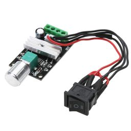 xcluma DC 6V-28V 6V 12V 24V 3A PWM DC Motor Speed Controller Forward Reverse with reversing Control image 1
