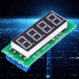 4 Digit Digital Display Counter Module with Memory Function image 2