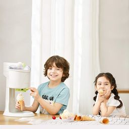 ubervia Soft Serve Ice Cream Machine, Home DIY KitAutomatic Mini Fruit Healthy, Simple One Push Operation 20 image 5