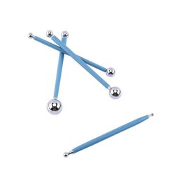 4 Pcs Modeling Ball Tools, 8 Ball Stainless Steel Dotting Modeling Tools Clay Ceramics Pottery Carving Tool Embossing Sculpting Set image 3