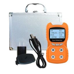 bequest: quest for more Bequest Portable Gas Detector, Gas Clip 4 Gas Monitor Meter Tester Analyzer, Rechargeable LCD Display Sound Light Shock Air Quality Tester, 2 Year Detector,Easy Carry.. image 4