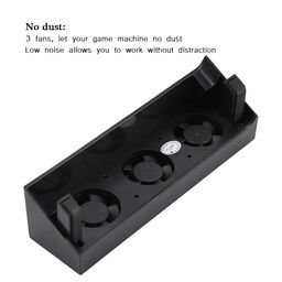 liujaos Cooling Fan, Ergonomic Practical Durable 3 Fans 5V Cooling Fan for Gaming Console for Game Host image 2