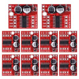ACEIRMC 10pcs 1.5A 2 Way DC Motor Driver Module Speed Dual H-Bridge Replace Stepper L298N (MINI Controller Board) image 1