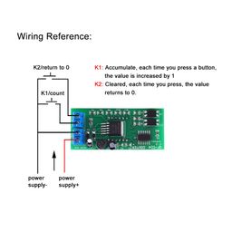 4 Digit Digital Display Counter Module with Memory Function image 4