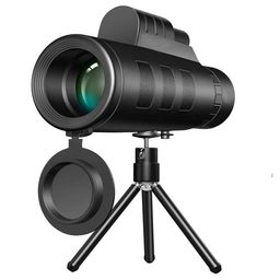 Real Instruments 40X60 Magnification Zoom HD,Monocular for Adults and Children,High Power Telescope Gadget, with Built-in Compass image 1