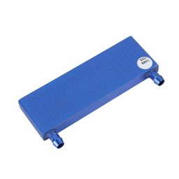 shanrya Water Cooling Block, High Performance Practical Water Cooling Block Radiator, 1.5 * 4.7 * 0.4 Inch for Computer CPU Water Industrial Inverter Drive image 4