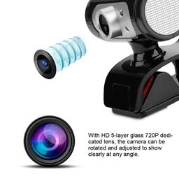 3nh 3NH® HD Webcam with Mic,720P Live Streaming Camera with 4 LED Light?360° Rotation USB 2.0 PC Camera HD Web Camera for Computer Laptop image 4