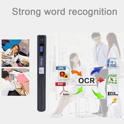 Microware Portable Scanner iSCAN 900 DPI A4 Document Scanner Handheld for Business, Photo, Picture, Receipts, Books, JPG/PDF Format Selection, Micro SD Card Hand Scanner image 3