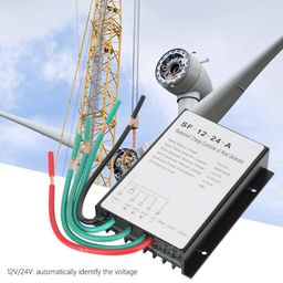 jadpes Wind Generator Controller, 12V/24V 300W/600W Waterproof Wind Turbine Generator Charge Controller Regulator Waterproof Wind Turbine Controller image 2