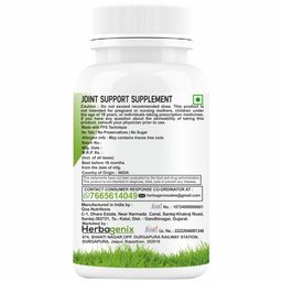 herbagenix Joint Support Supplement Collagen Type 2 With Glucosamine, Chondroitin, MSM, Boswellia, Vitamin C, And Hyaluronic Acid Supplements For Joints Mobility & Lubrication-60 Tablets (Pack 1) image 5