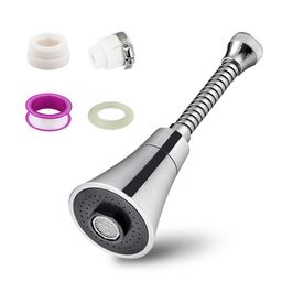 WE-CEF Kitchen Faucet Head Replacement, Kitchen Sink Faucet Parts, Pull Down Faucet Sprayer Head Nozzle, Stream Spray and Pause Mode Can Rotate 360°(Faucet with Nozzle, Set of 1) image 1