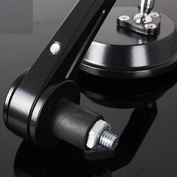 auto spare hub ASH Handle Bar End Round Mirror Side Rear View Edge Convex Mirrors Bike Bullet Super Meteor GT Continental Interceptor 650 Hunter Reborn Meteor Classic 350 MT 15 R15 V3 V4 KTM Duke Rc 125 200 250 390 image 4