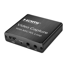 BigPlayer HDMI to USB 2.0 Video Capture Board Game Record Live Streaming Broadcast Local Loop Output for PS4 Game Recording Device for YouTube Live Streaming (USB-2.0 Loop) (MST-1466) image 1