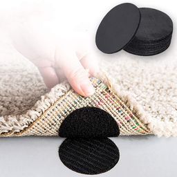 prostuff.in Prostuff.in® Bed Sheet Fasteners, Mattress Sheet Holders Double Sided Hook Loop Dots, Non-Slip Sticky Back Tape for Bedding Sheets, Mattress, Sofa, Couch, Carpet (10 Pack) image 2