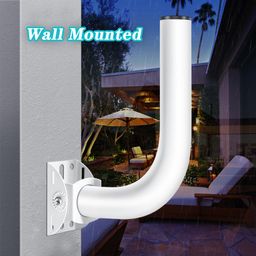 slinkdsco Adjustable Sturdy Universal Wireless Bridge Bracket Mount Kit, Pole and Wall-Mounted Mount for Outdoor Antenna Point to Point AP Access Point Client Bridge CPE (2-Pack)，Slinkdsco image 4