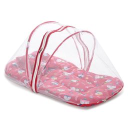 Superminis Printed Baby Bedding With Mosquito Net - Red-10