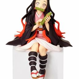 Nezuko Demon Slayer Sitting Action Figure Limited Edition for Car Dashboard, Decoration Cake Office Desk Study Table Height 14 cm-image-94