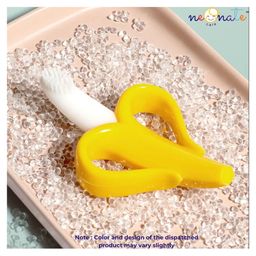 NeonateCare Baby Banana Shaped Silicone Bendable 100% Flexible Training Ultra Soft Bristle Baby Gum Massager  - MultiColor( Color and design may vary)-picture-18
