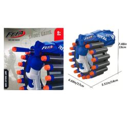 Sanjary FEFA Automatic Burst Super Shoot Soft Bullet Gun Foam Blaster Toy with Long Range Wrist Blasting  20 Soft bullet Color & Design May Vary-18