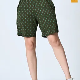 BAESD Women Printed High-Rise Shorts-image-109