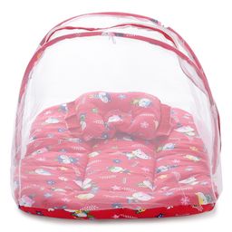 Superminis Printed Baby Bedding With Mosquito Net - Red image 2