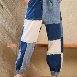 StyleStone Women Colourblocked Smart Joggers Trousers-image-57