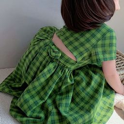 StyleCast x Revolte Checked A-Line Midi Dress image 5