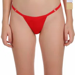 SELFCARE Pack of 3 Anti Microbial Low Waist Thong Briefs-SN2900-image-85